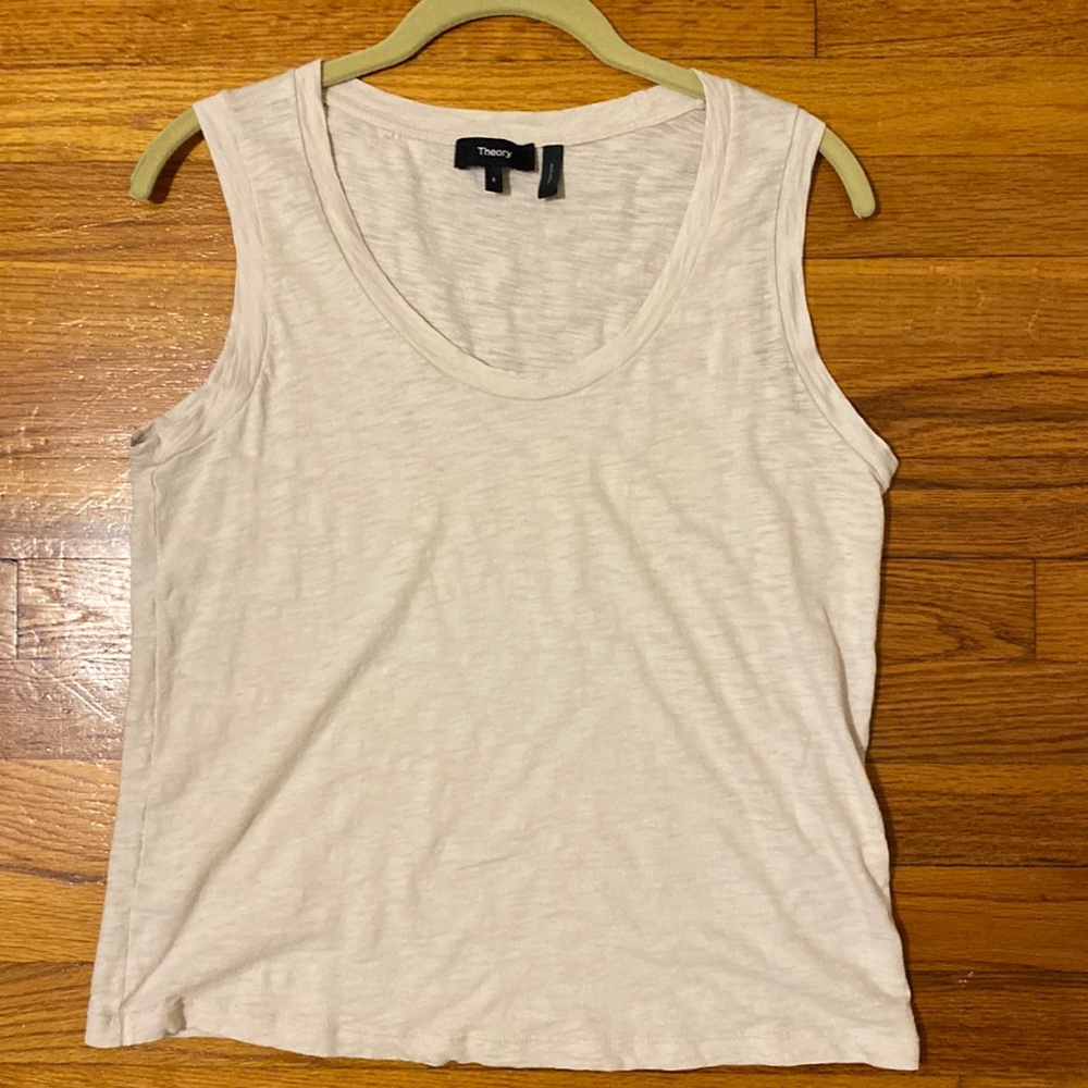 COPY - Theory light Beige Tank Top Medium M